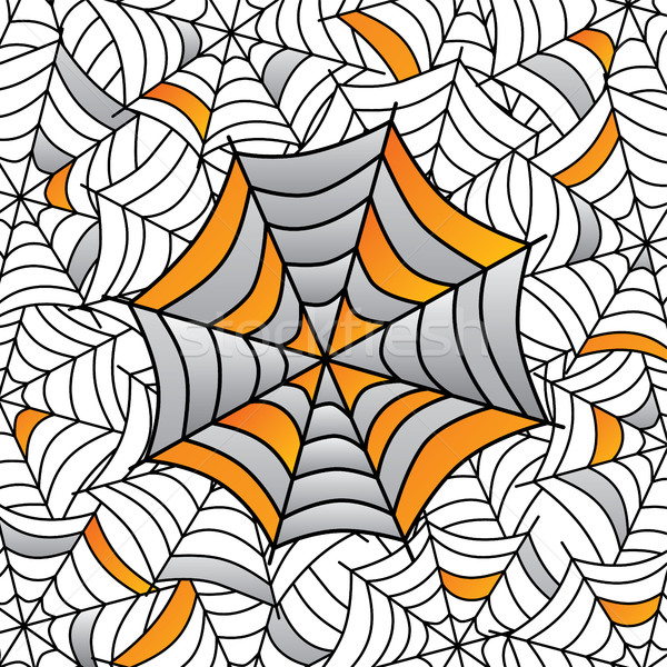 colorful spider web art Stock photo © vector1st