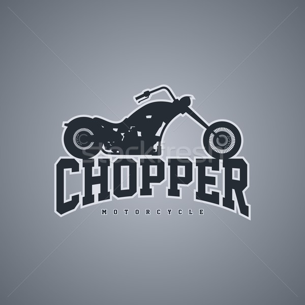 chopper motorcycle Stock photo © vector1st