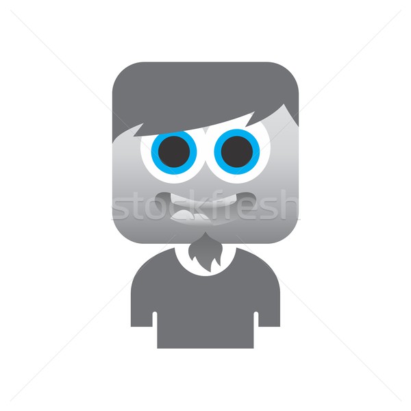 Stok fotoğraf: Avatar · portre · vektör · grafik · sanat · dizayn