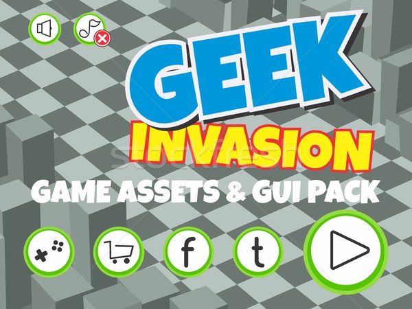 game assets element Stock photo © vector1st