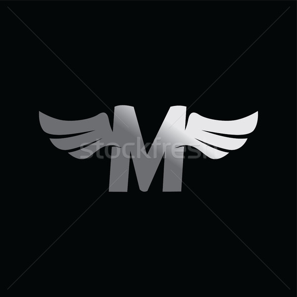 aviator wing airplane theme vector art Stock photo © vector1st