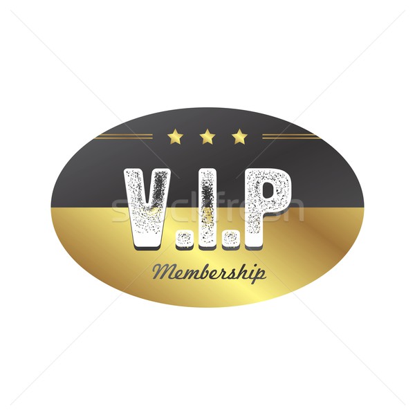 Vip lid badge vector kunst illustratie Stockfoto © vector1st