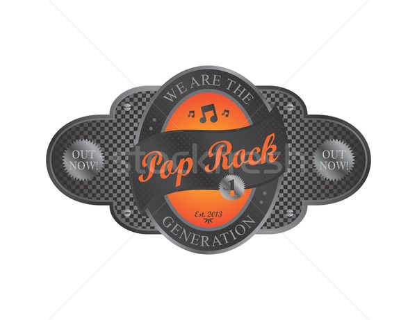 Stock photo: music label theme