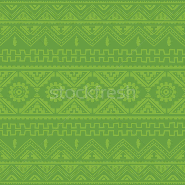 Vert clair ethniques modèle vecteur Photo stock © vector1st