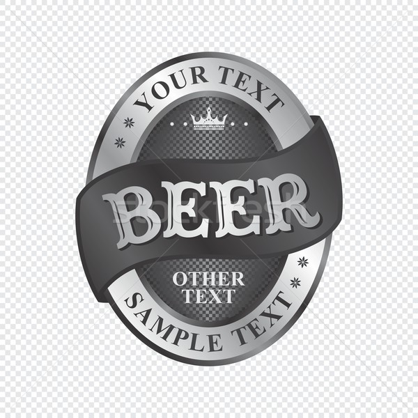 beer label theme Stock photo © vector1st