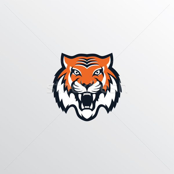 wild tiger logotype theme Stock photo © vector1st