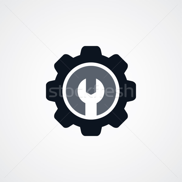 Cog icono símbolo vector arte Foto stock © vector1st