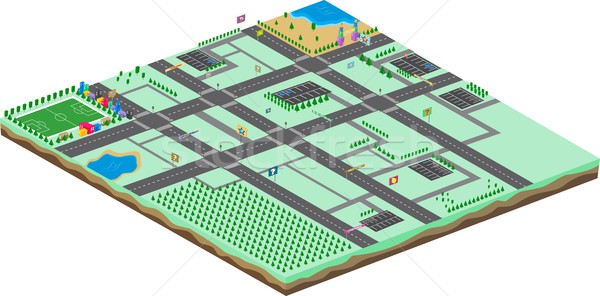 Spel element vector kunst grafisch ontwerp Stockfoto © vector1st