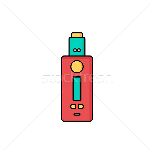 vaporizer electric cigarette vapor mod - vape life Stock photo © vector1st