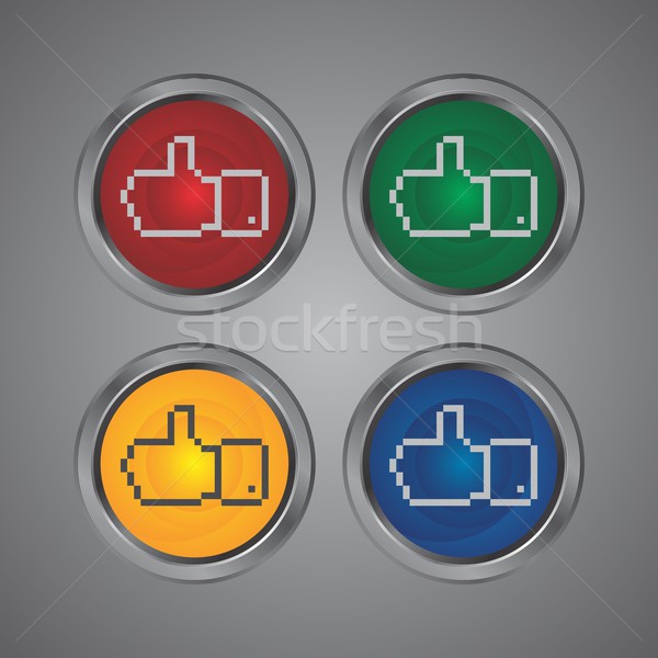 hand gesture icon Stock photo © vector1st
