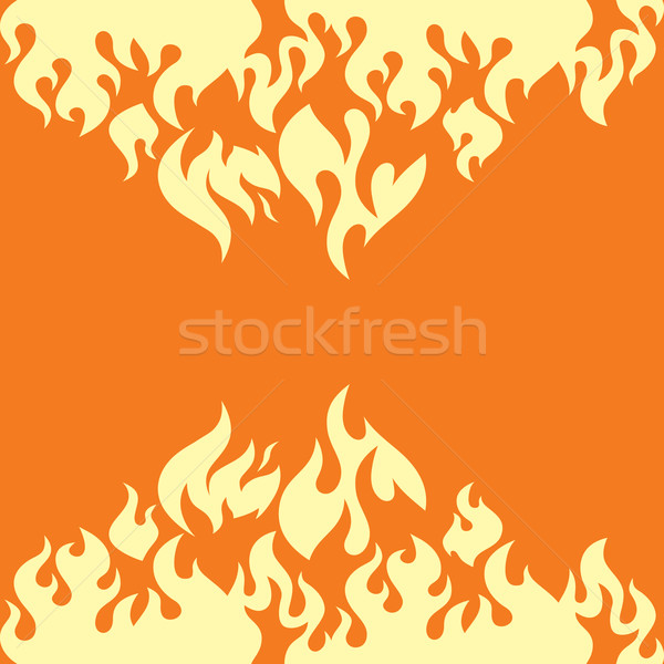 Ognia hot wektora sztuki ilustracja Zdjęcia stock © vector1st