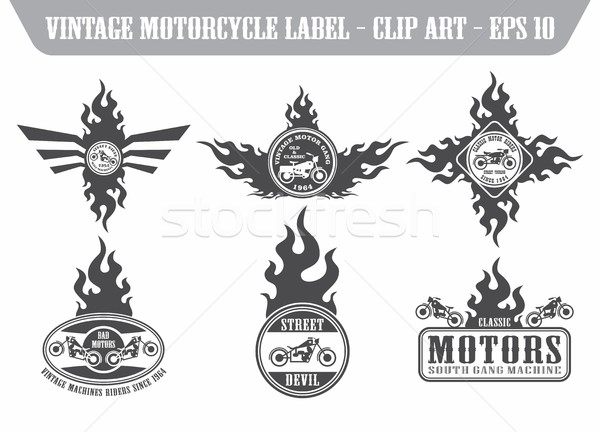 motorcycle art theme Stock photo © vector1st
