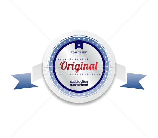original product sale and quality label sticker Stock photo © vector1st