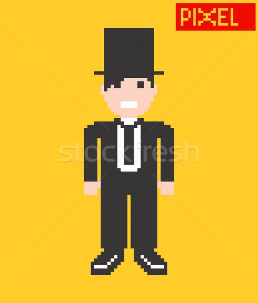 Pixeli vector grafic artă proiect Imagine de stoc © vector1st
