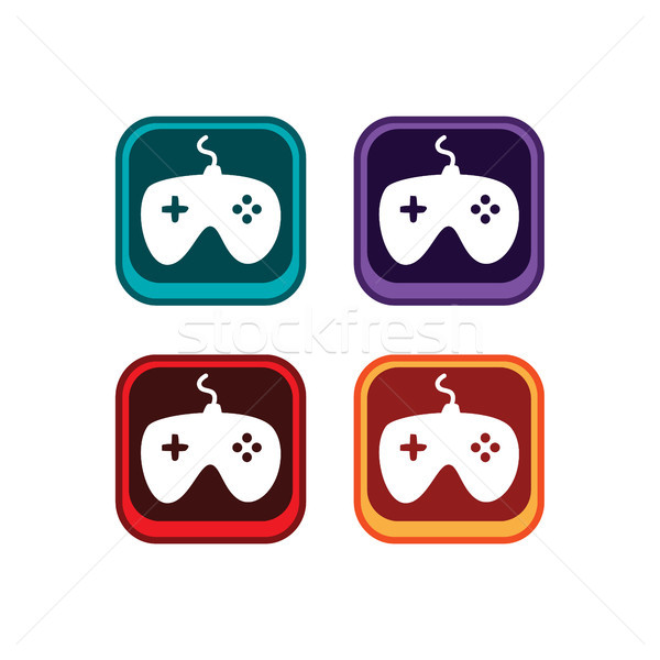 color app icon button game asset theme vector Stock photo © vector1st
