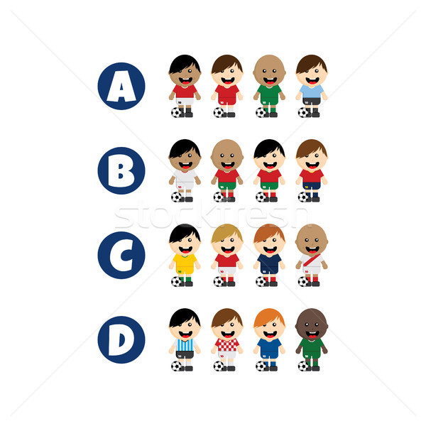 group team soccer tournament 2018 Stock photo © vector1st