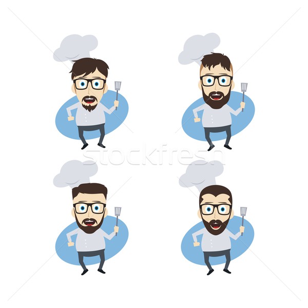 master chef cartoon Stock photo © vector1st