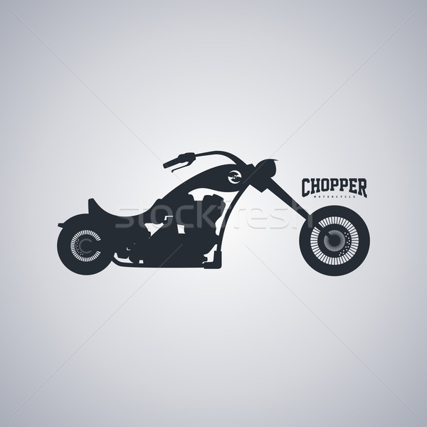 chopper motorcycle Stock photo © vector1st