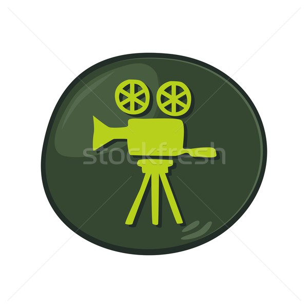 Icon knop vector grafische kunst Stockfoto © vector1st