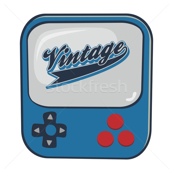 Icon knop vector grafische kunst Stockfoto © vector1st