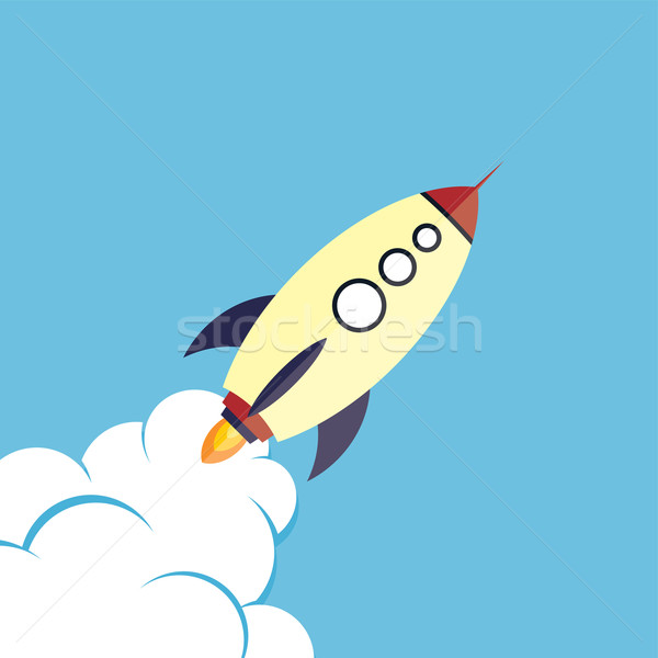 rocket ship launch Stock photo © vector1st