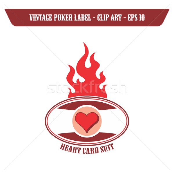 poker card suit theme Stock photo © vector1st