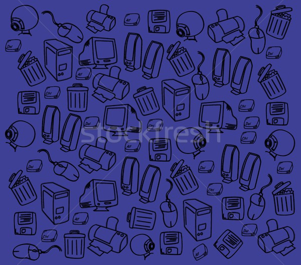Wzór sztuki wektora graficzne projektu ilustracja Zdjęcia stock © vector1st