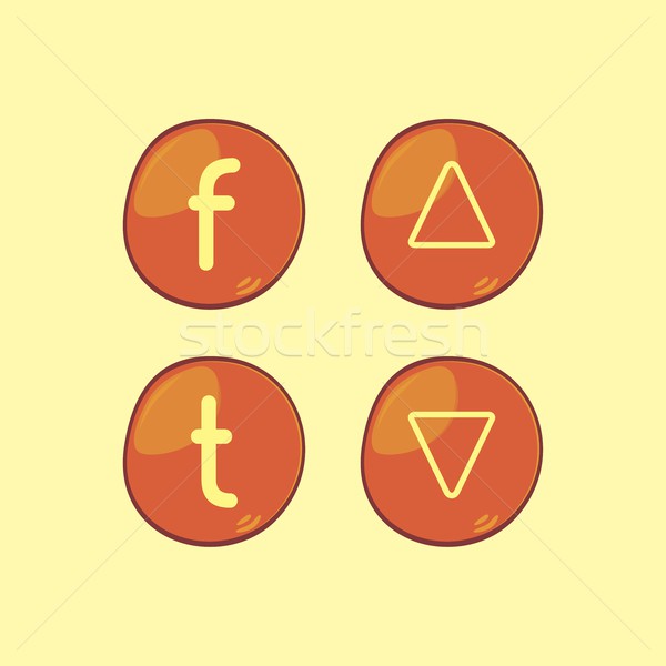 Jeu élément vecteur art design graphique [[stock_photo]] © vector1st