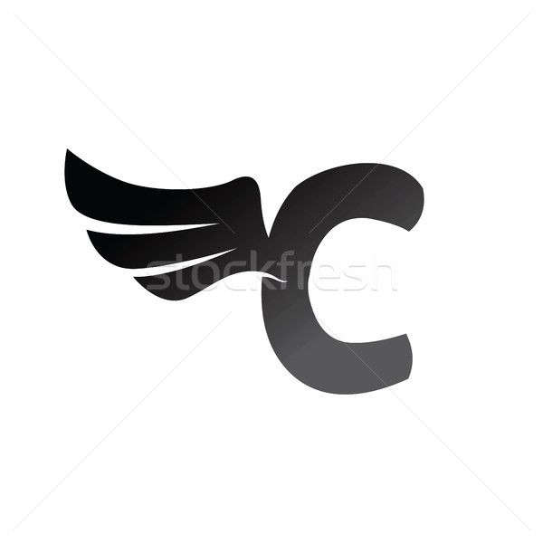 aviator wing airplane theme vector art Stock photo © vector1st