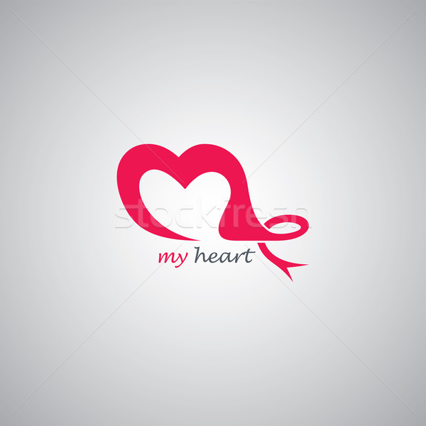 love theme logo template Stock photo © vector1st