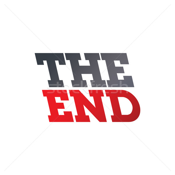 The Word The End