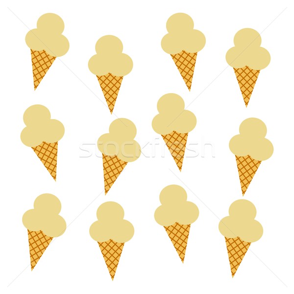ice cream pattern Stock photo © vector1st