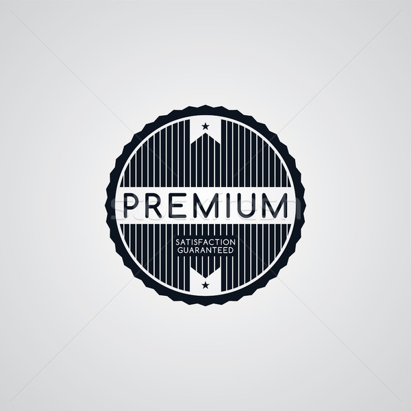 original premium label retro theme badge emblem Stock photo © vector1st