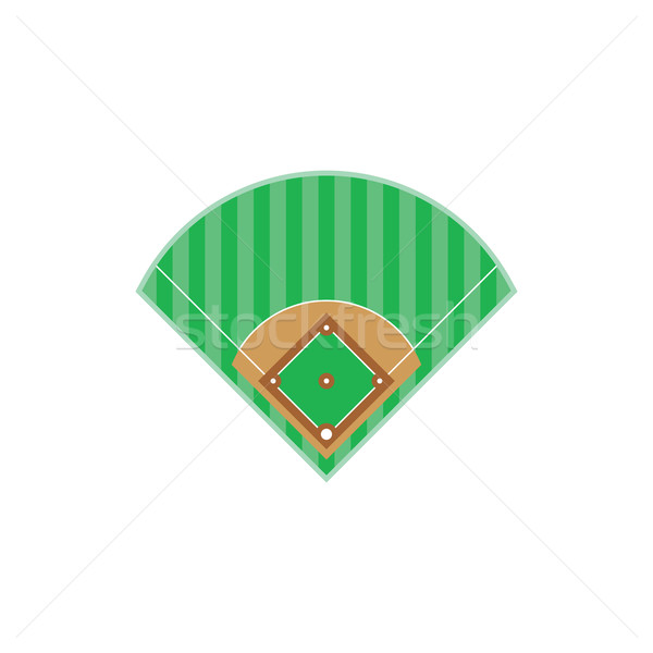 бейсбольной лига спорт вектора искусства иллюстрация Сток-фото © vector1st