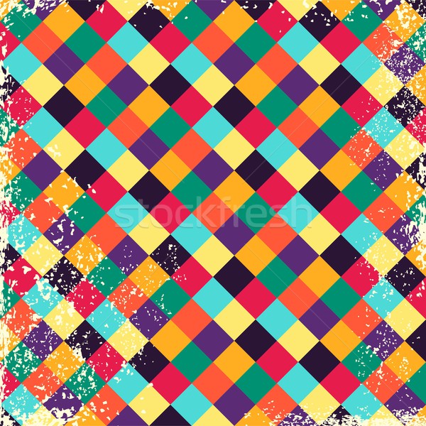 Pattern piazza vettore arte illustrazione luce Foto d'archivio © vector1st