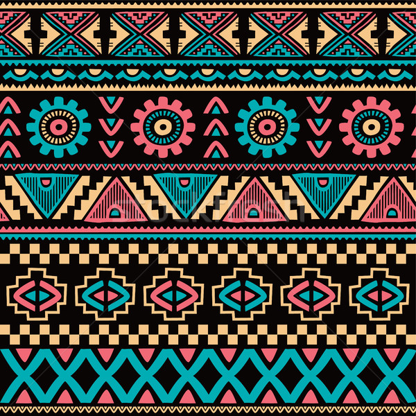 Ethniques vecteur art illustration [[stock_photo]] © vector1st