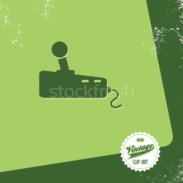 Oyun konsol düzenlenebilir vektör grafik sanat Stok fotoğraf © vector1st