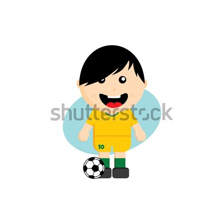 Csoport csapat futball-bajnokság Oroszország vektor művészet Stock fotó © vector1st