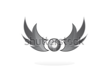 aviator wing airplane theme vector art Stock photo © vector1st