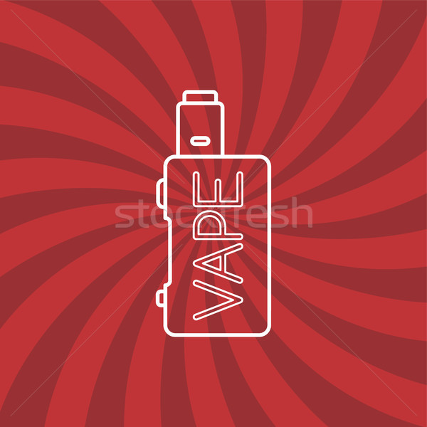 vaporizer electric cigarette vapor mod - vape life Stock photo © vector1st