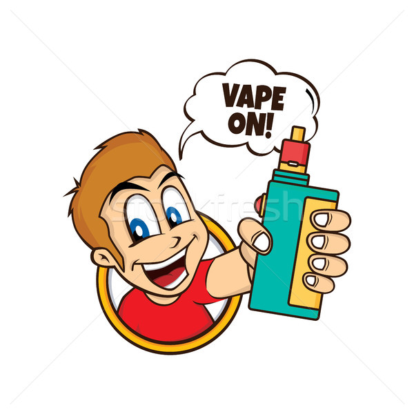 Stock photo: vaporizer electric cigarette vapor mod - vape life