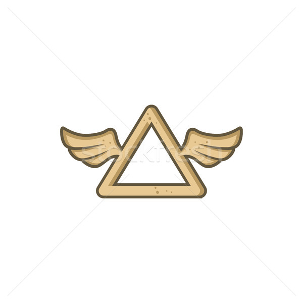 Stock fotó: Dimenzió · forma · angyal · madár · szárny · vektor