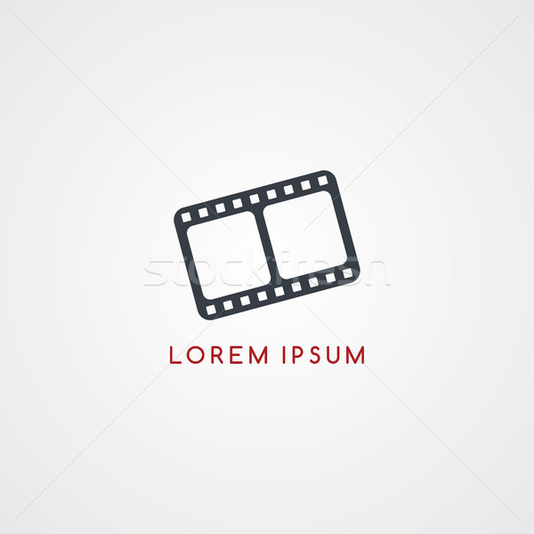 movie icon sign logotype Stock photo © vector1st