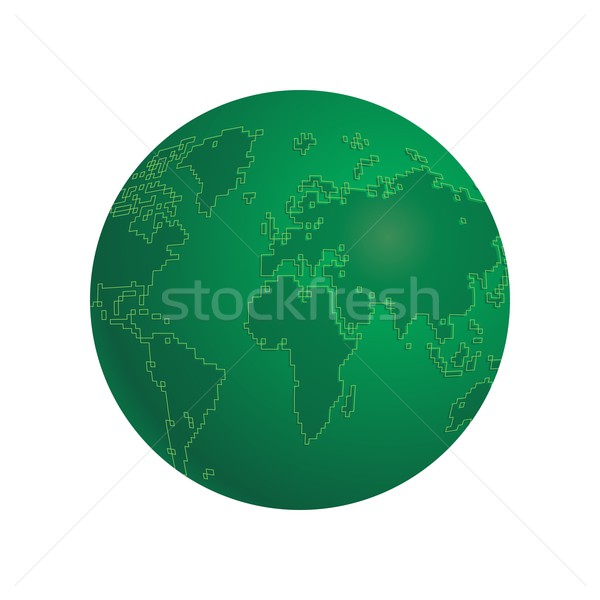 world map Stock photo © vector1st