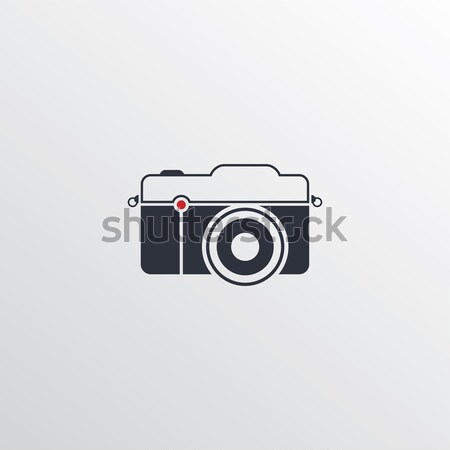 Fotografia câmera vetor arte ilustração Foto stock © vector1st