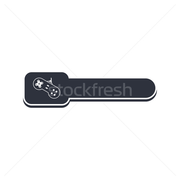 joystick video game console banner template Stock photo © vector1st