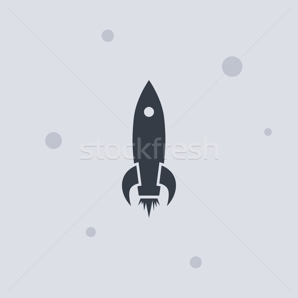 スペース ロケット ベクトル 芸術 実例 にログイン ストックフォト © vector1st