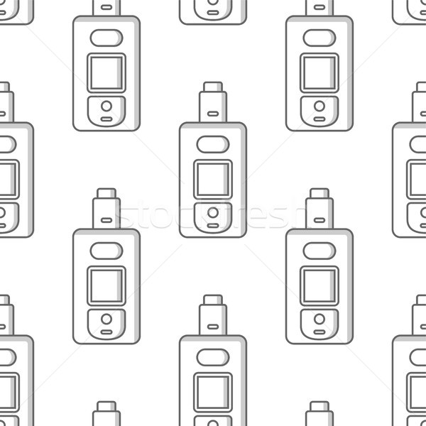 seamless pattern electronic cigarette vaporizer vector Stock photo © vector1st