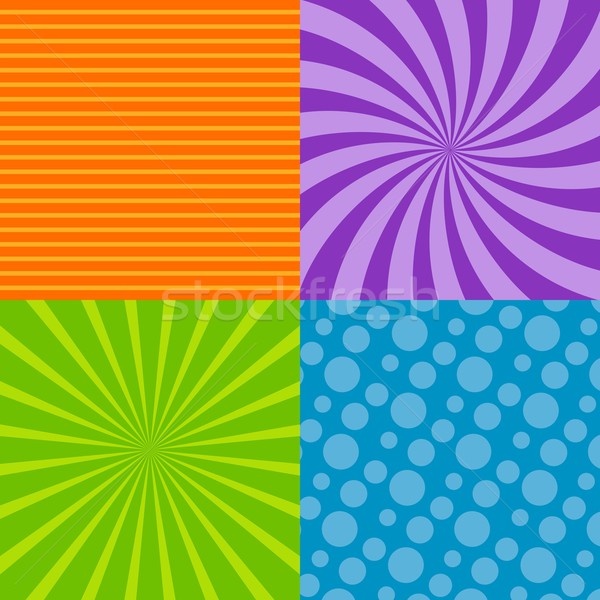 Végtelen minta vektor művészet illusztráció gyerekek terv Stock fotó © vector1st