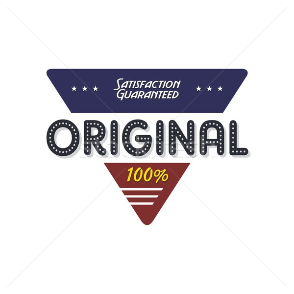 Originale qualité badge produit vecteur art Photo stock © vector1st